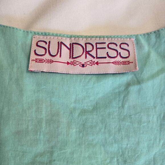 SUNDRESS Dresses REVOLVE  Embellished Gauze Mini Dress Small - Picture 7 of 11